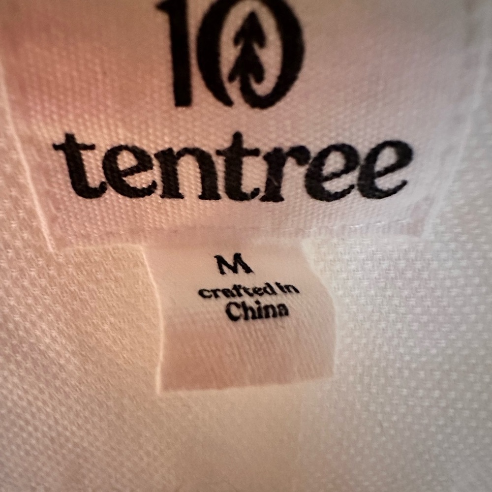 TenTree White/Cream Open Front Cardigan - Picture 6 of 6
